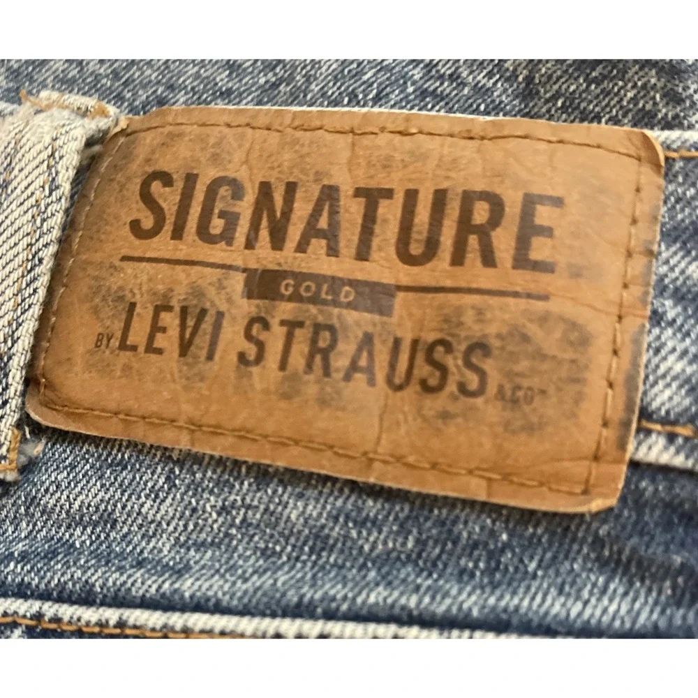 Levi's‎ Skinny Jeans Men's Size 34x34 Medium Wash Distressed Blue